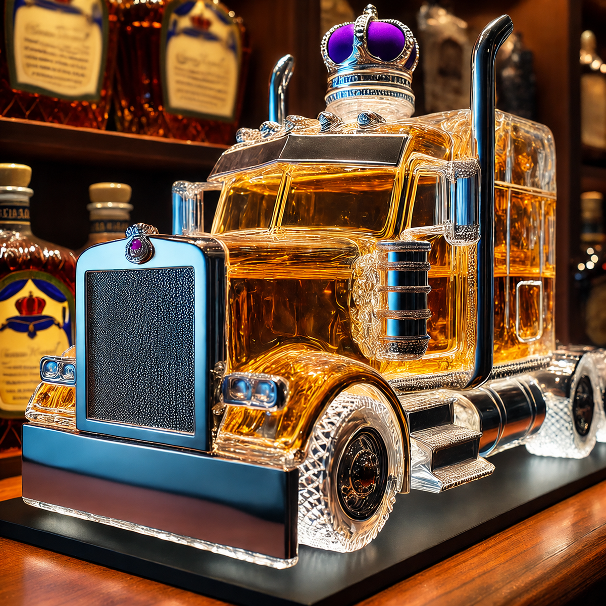 Bouteille de Whisky Camion Semi