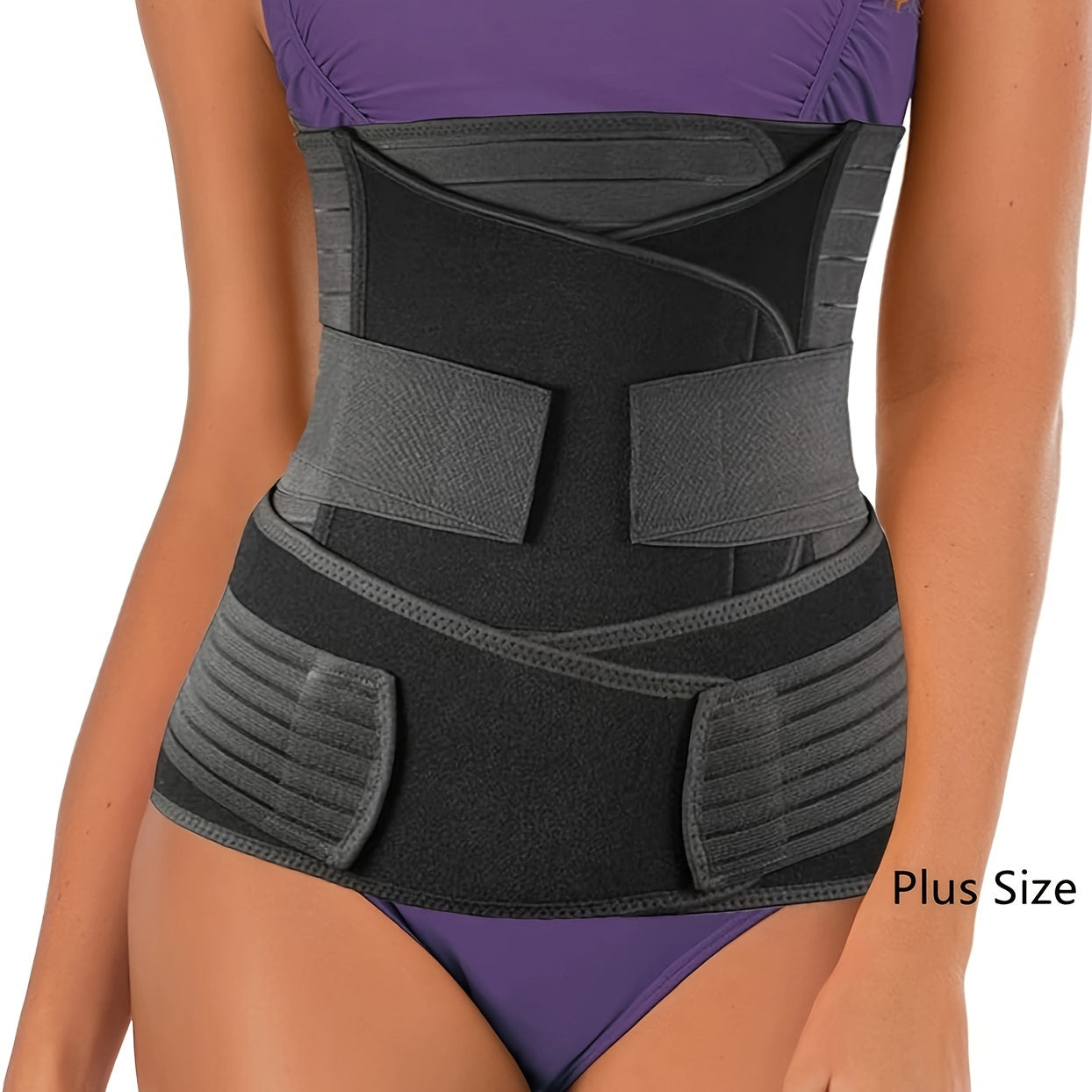 Ceinture Postpartum 3-en-1 – Soutien Confortable et Ajustable pour la Récupération Après l'Accouchement