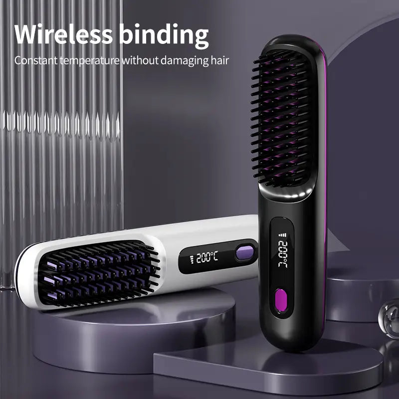 Skanto | Brosse de Coiffage Portable | Cheveux Lisses et Sains à Tout Moment, Partout