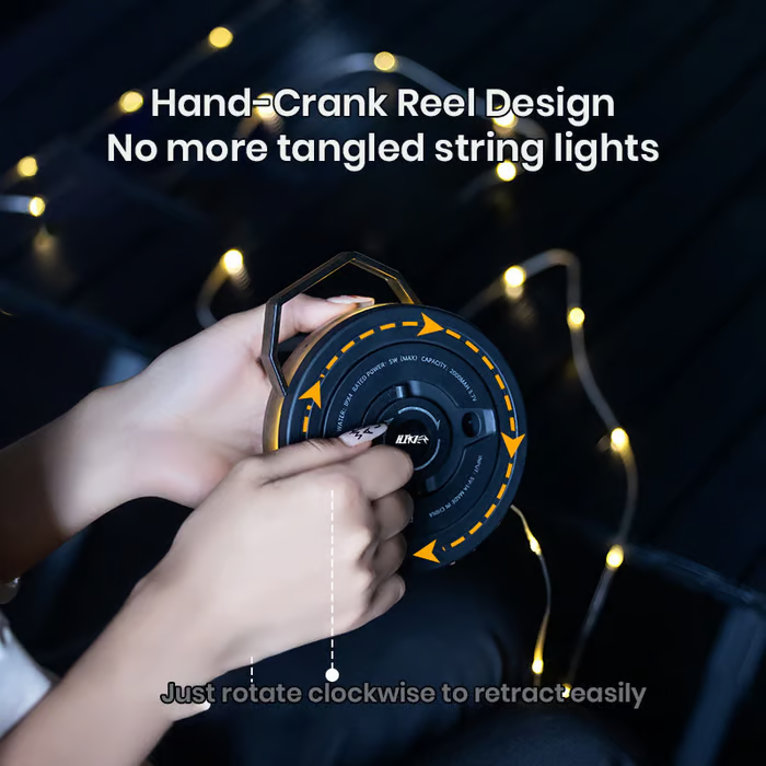LumaTape - Lampe de camping sans enchevêtrement avec 14 heures d'éclairage lumineux