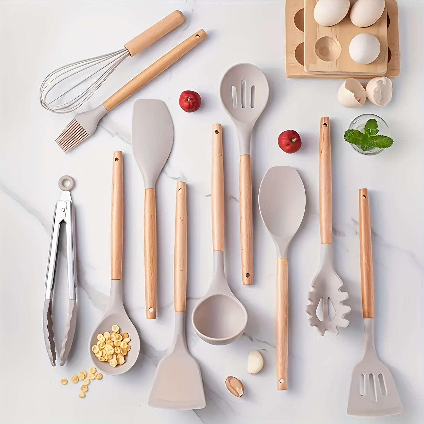 Skanto | Ensemble d'ustensiles de cuisine premium 12 pièces