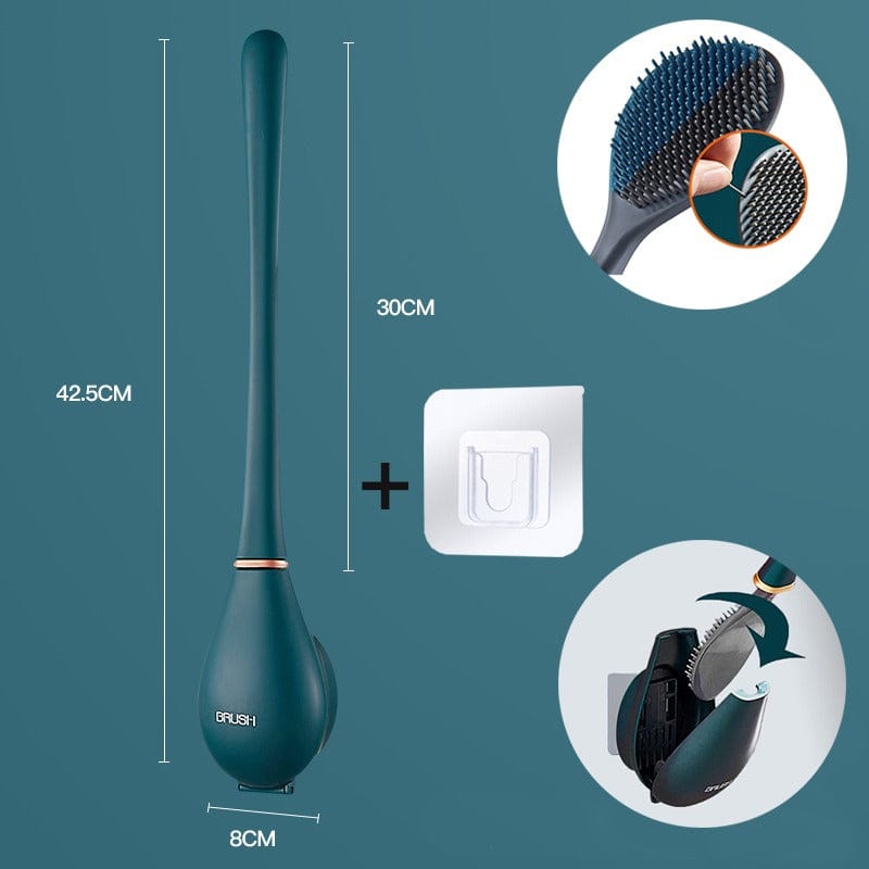 🔥Brosse de toilette en silicone flexible moderne