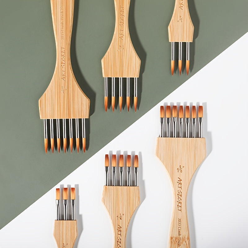 Set de Peignes Multitandige ArtSecret – Créatif et Polyvalent pour la Peinture