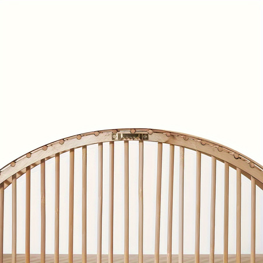 Étagère Murale en Bambou Fait Main - Design Rond Unique pour un Rangement Stylé