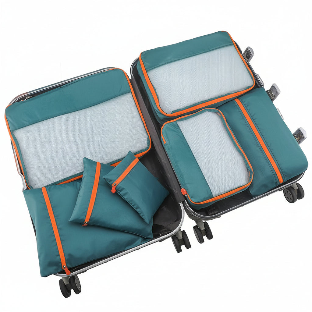 JOURNEASY - Ensemble de 7 sacs d'organisation de valise portable pour le voyage