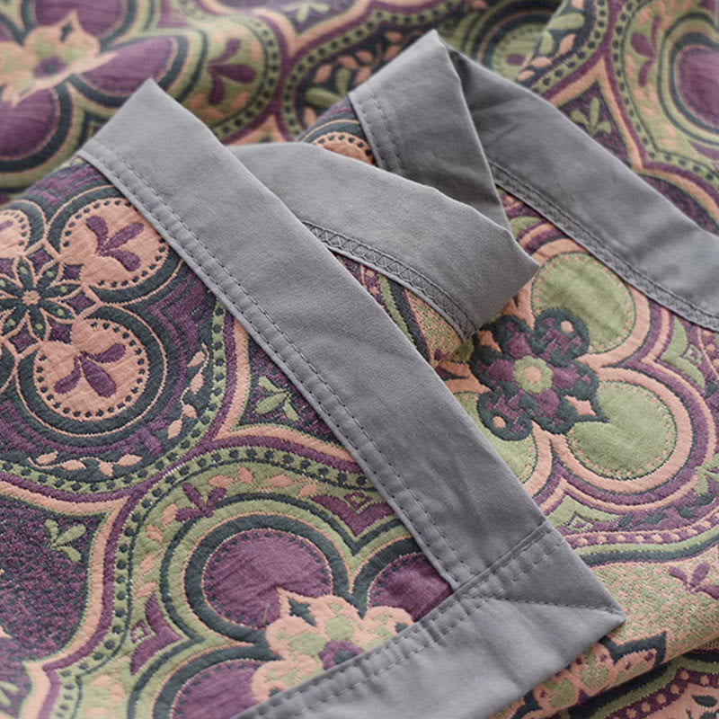 Couette réversible avec motif mandala