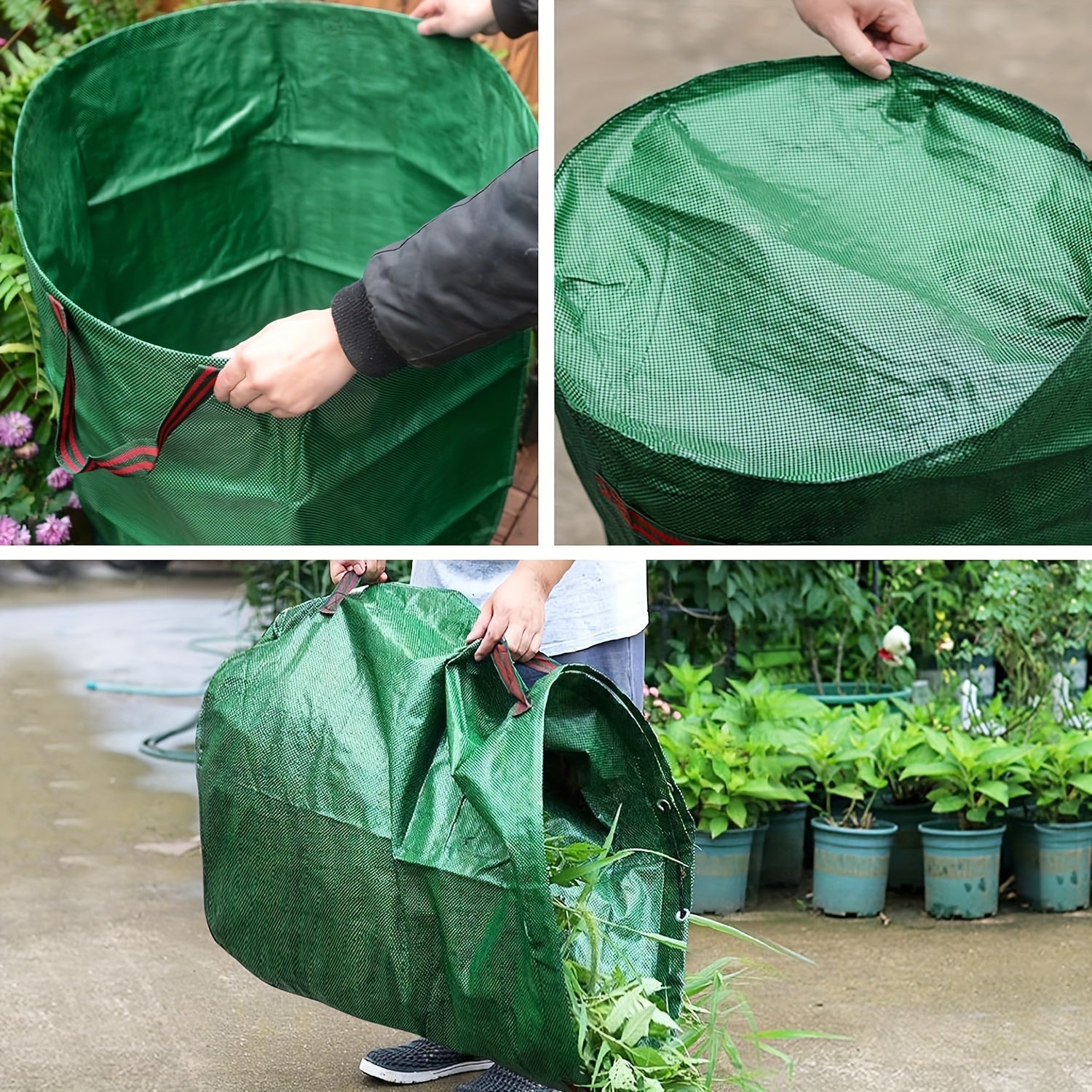 YARDFLEX – Sac de Nettoyage de Jardin Résistant et Facile à Transporter