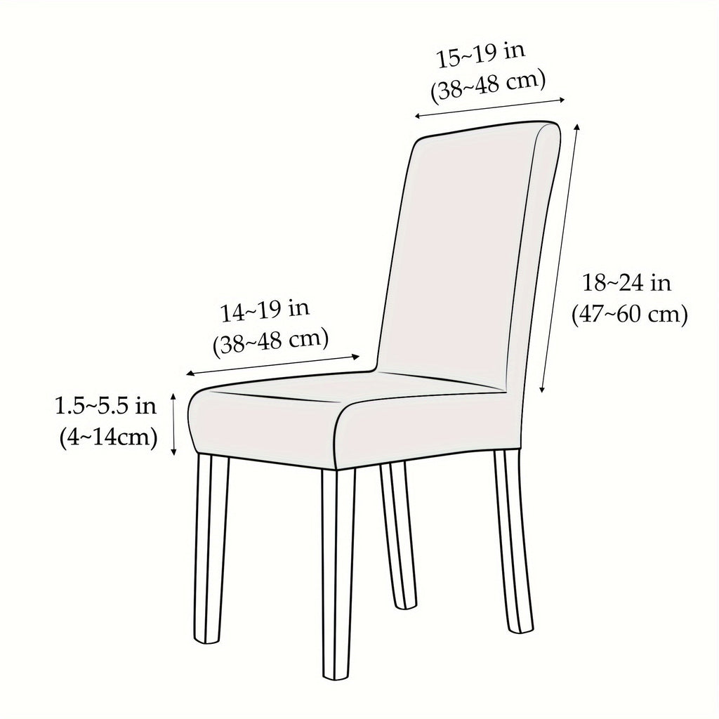 VELVORA FIT – Housses Élastiques Élégantes pour un Renouvellement Instantané des Chaises