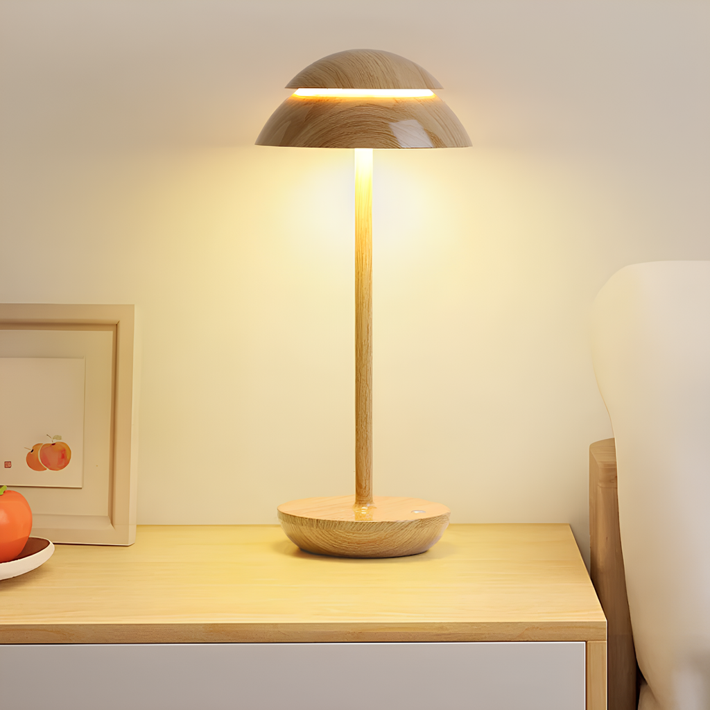Lampe de table sans fil en aluminium scandinave dimmable