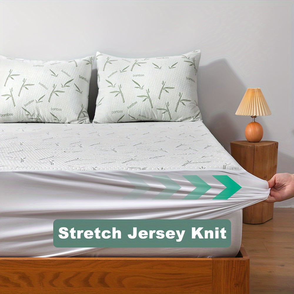 BambooCool Protège-matelas – Respirant et Rafraîchissant pour un Confort de Sommeil Amélioré