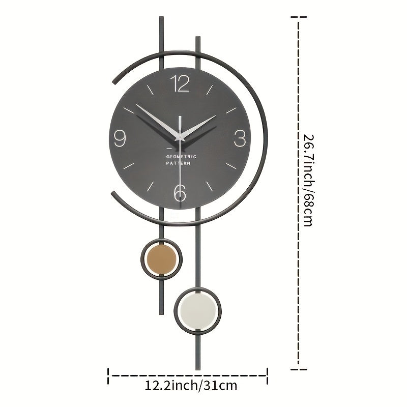NORDTICK – Horloge Murale Scandinave Silencieuse