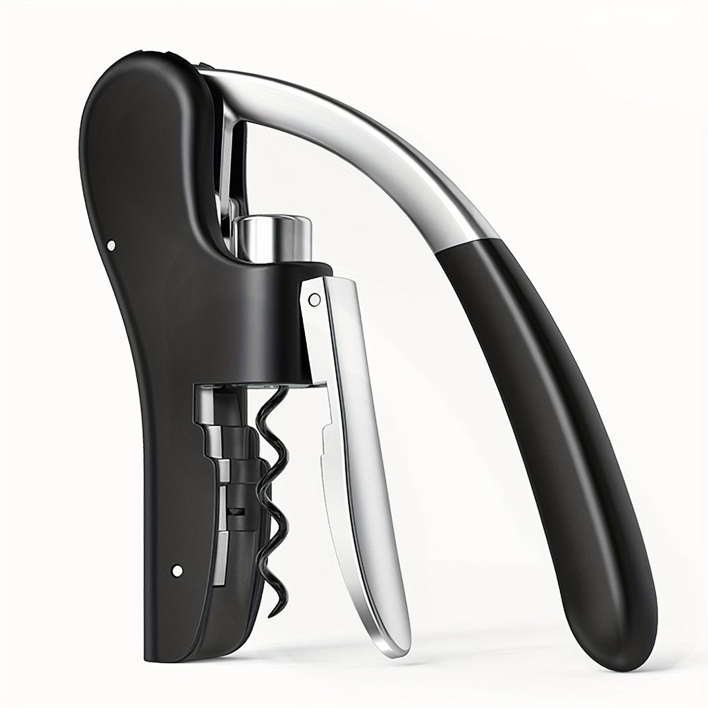 Tire-bouchon ergonomique – Ouvrir les bouteilles de vin rapidement et en toute sécurité pour la maison et la restauration