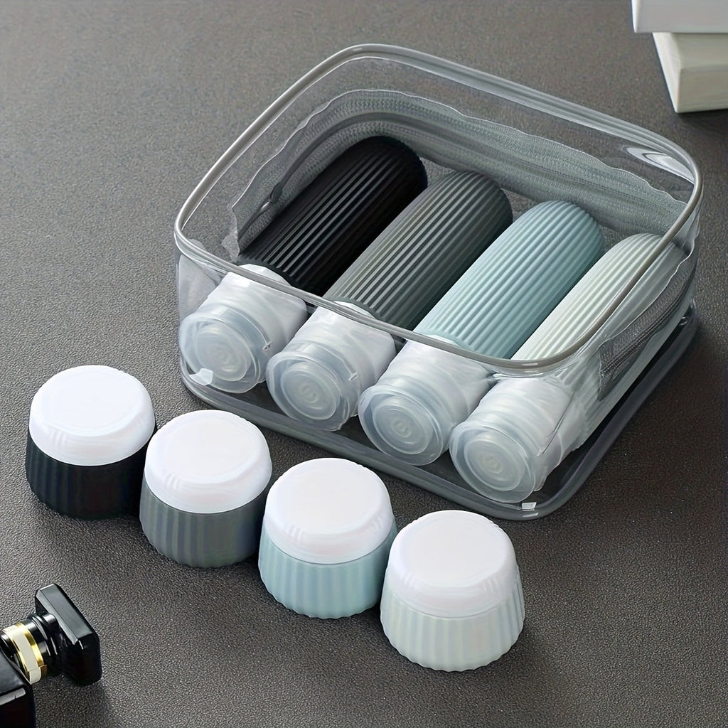 Set de Flacons de Voyage Pratiques – Sûrs et Pratiques pour Voyager