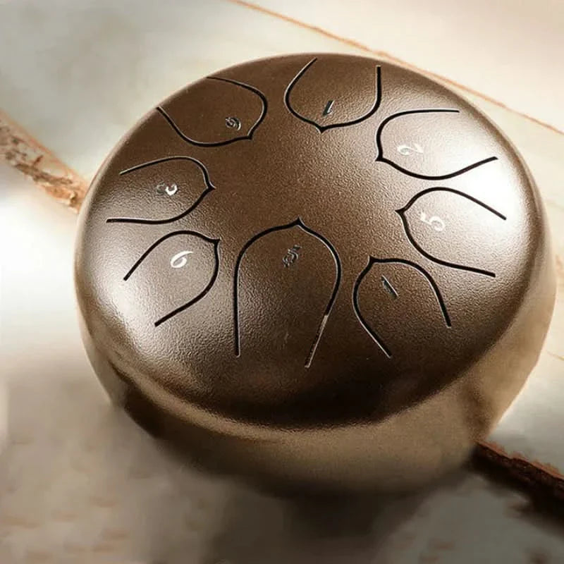 Mini tambour relaxant avec sons apaisants intégrés
