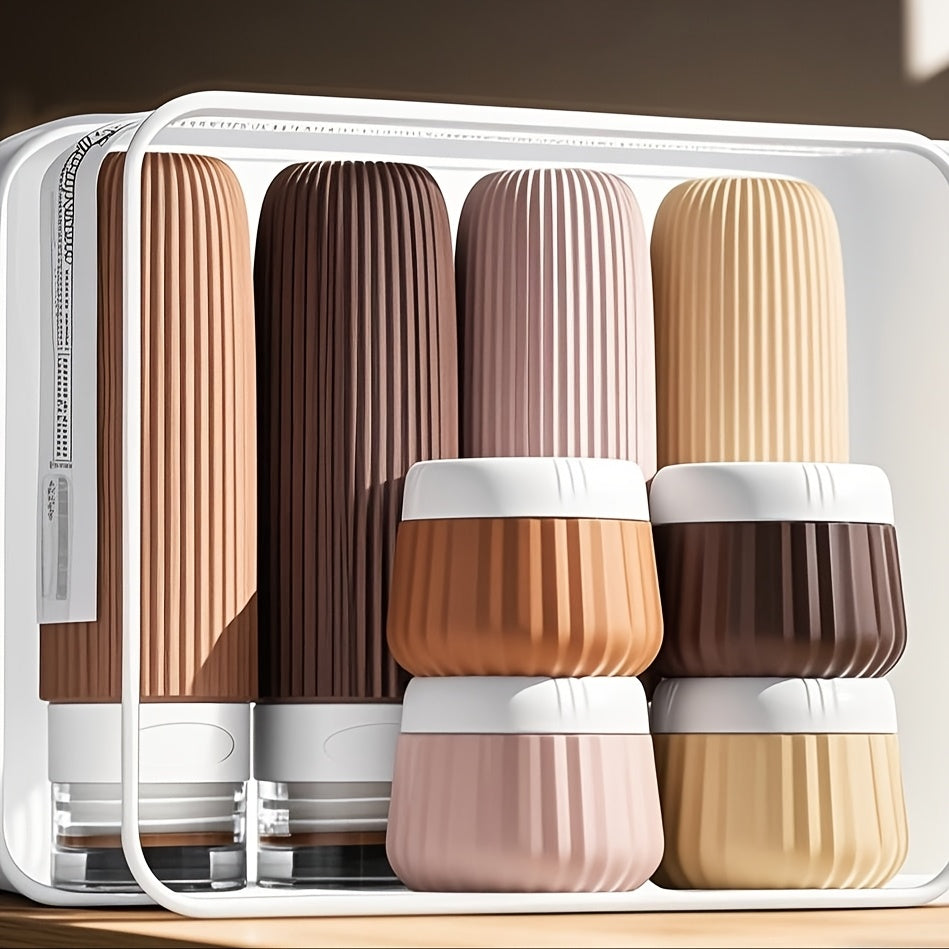 Set de Flacons de Voyage Pratiques – Sûrs et Pratiques pour Voyager