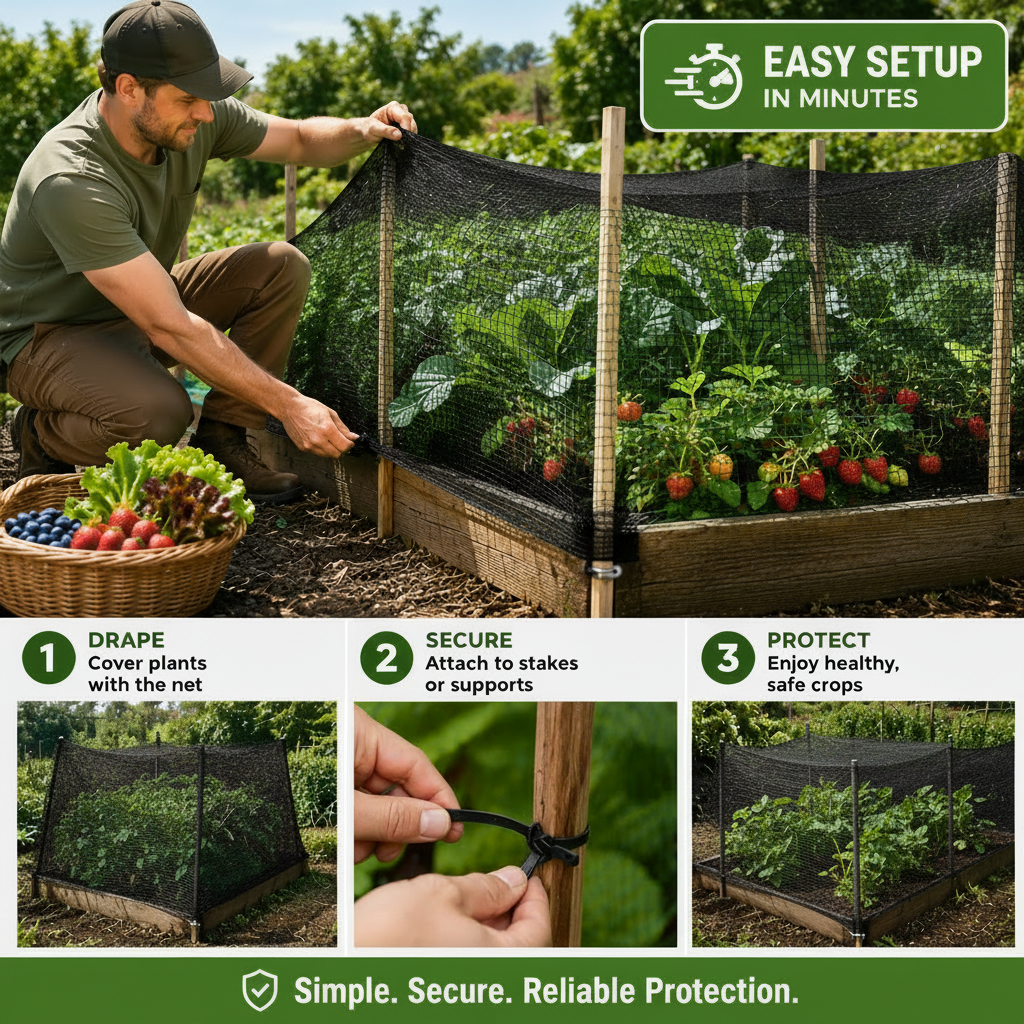 FARMGUARD – Filet de Protection pour Vergers, Oiseaux et Cerfs