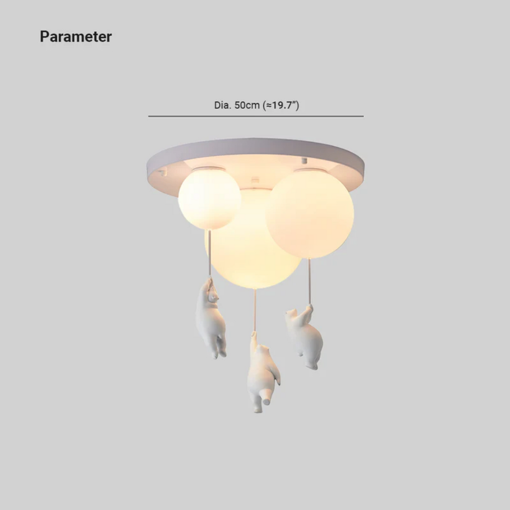 Luminaires de Plafond Fateh Luminaires Suspendus Ours Ballon