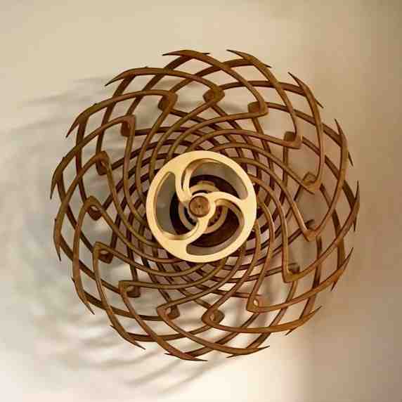 TimeWood™ | Sculpture cinétique en bois 100 % fait main