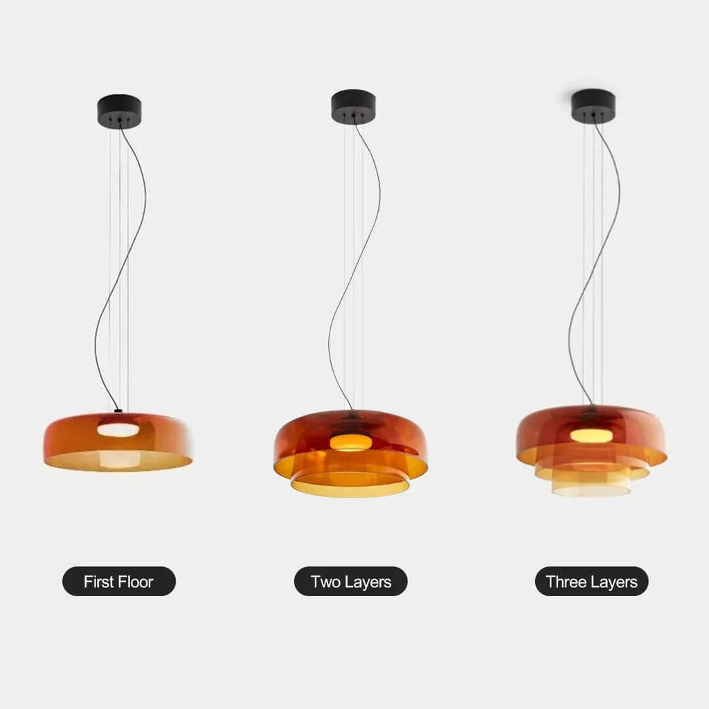 Suspension en Verre de Style Nordique