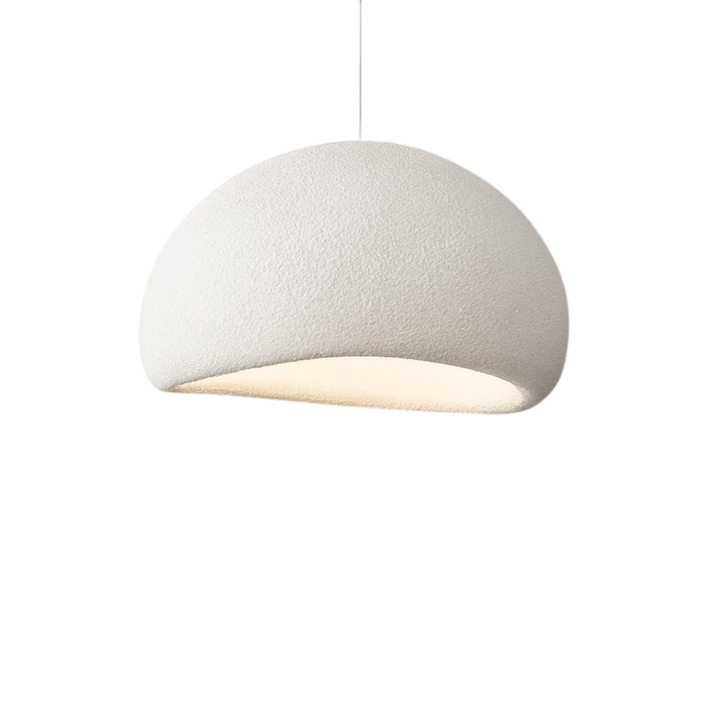 Lampe Suspendue en Dôme de Style Wabi-Sabi