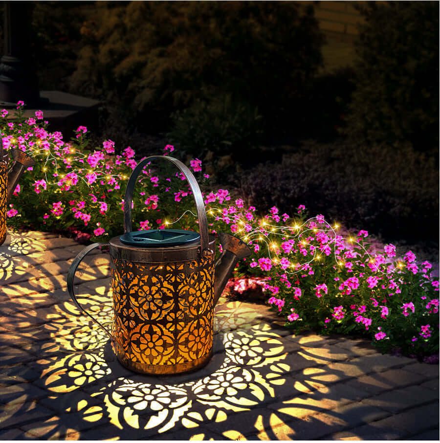 Lumière de Jardin Solaire de 80 cm Décor de Cascades LED Extérieur