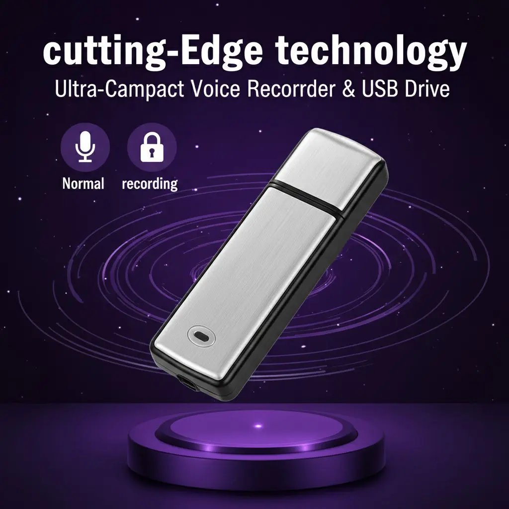 ECHONOVA – Enregistreur Audio USB avec Détection de Voix Intelligente