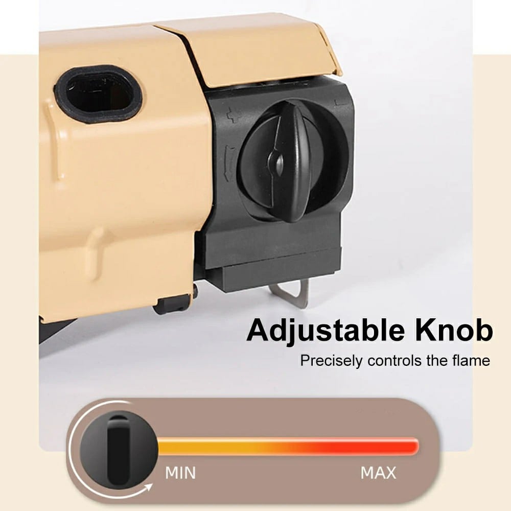 FlameFold™ | Réchaud de camping à gaz pliable compact