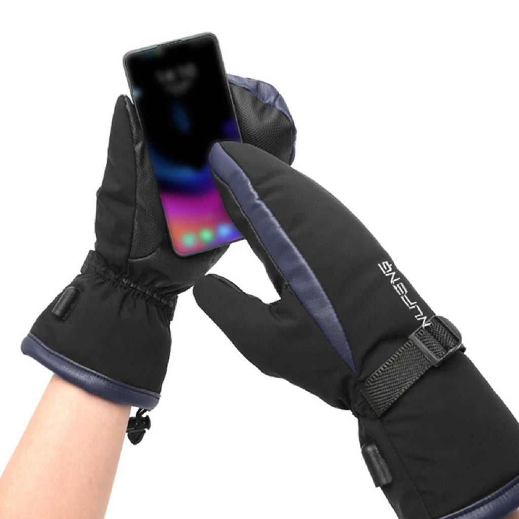 Skanto | Gants chauffants USB-électriques | Plug-and-play, chauffage double face, design imperméable, adapté pour le ski, la randonnée et la protection hivernale quotidienne