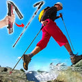 Bâton de Trekking en Aluminium Pliable pour des Randonnées Sans Effort