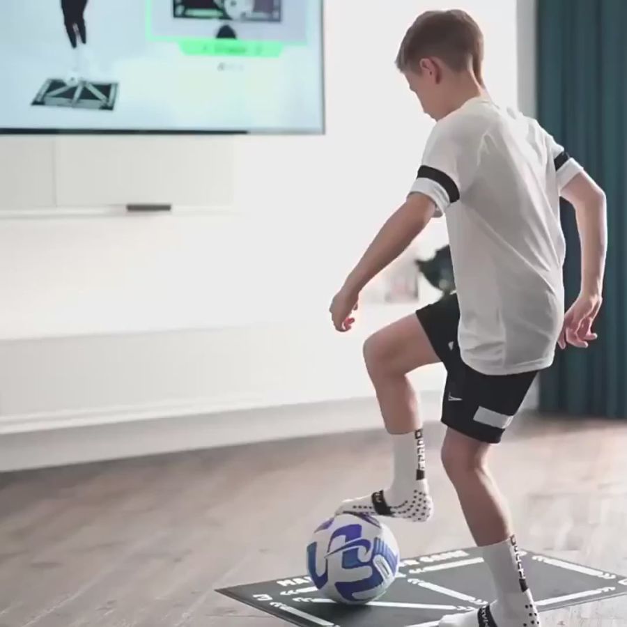 Tapis d'Entraînement Football Pro Jeunesse avec Programme Vidéo