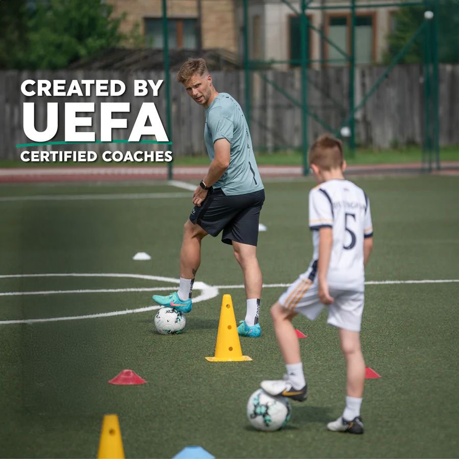 Tapis d'Entraînement Football Pro Jeunesse avec Programme Vidéo