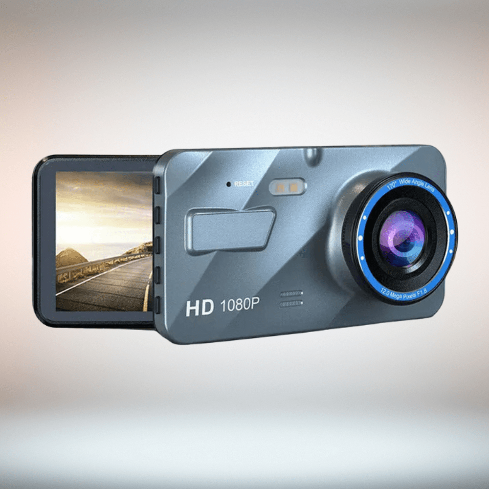 Caméra de tableau de bord avant et arrière avec vision nocturne – Enregistrement HD 1080P