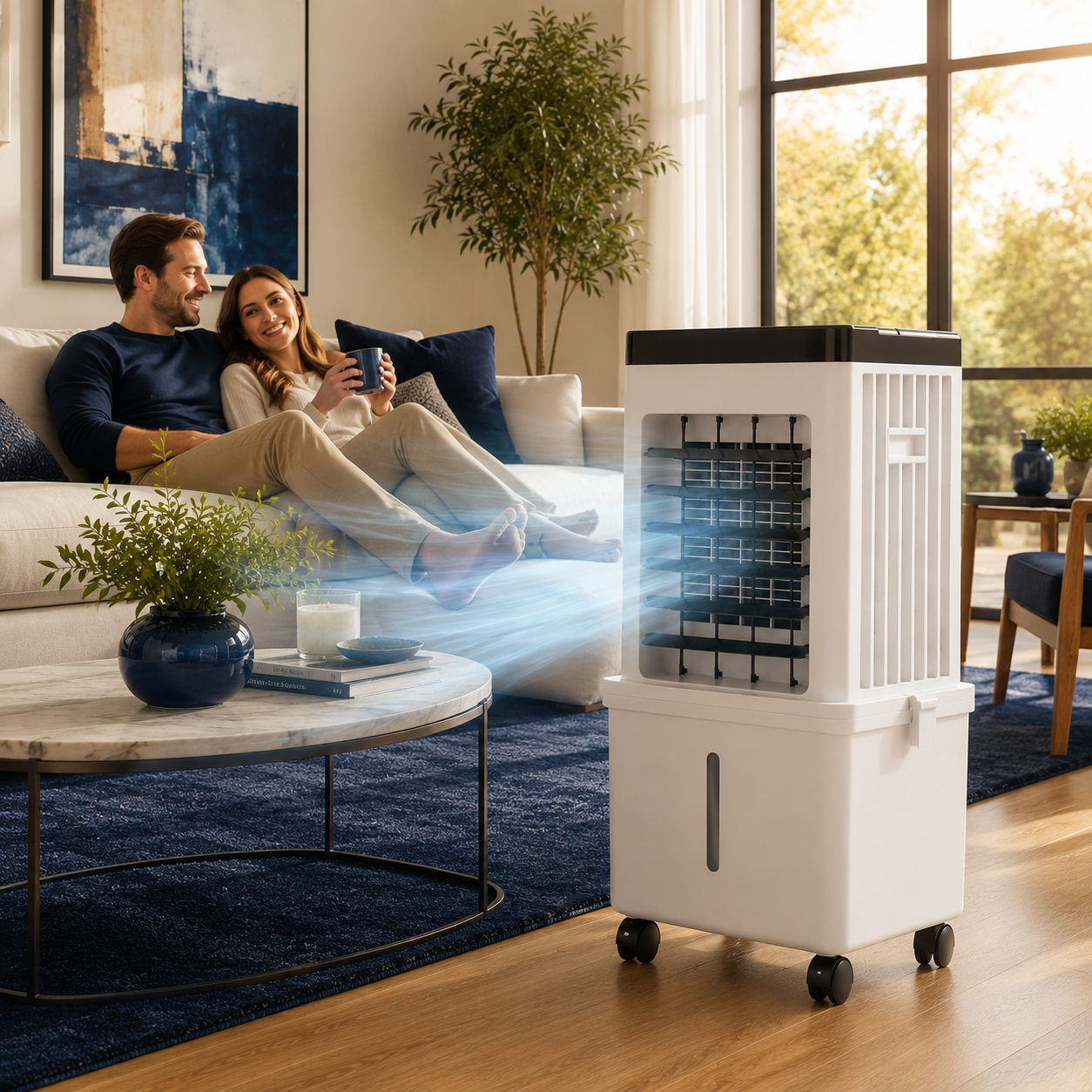Refroidisseur d'air portable FrostAir 2-en-1 avec humidification