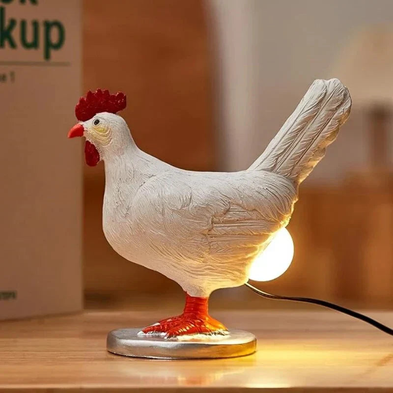 Lampe de Table Poule Amusante - ChickLite