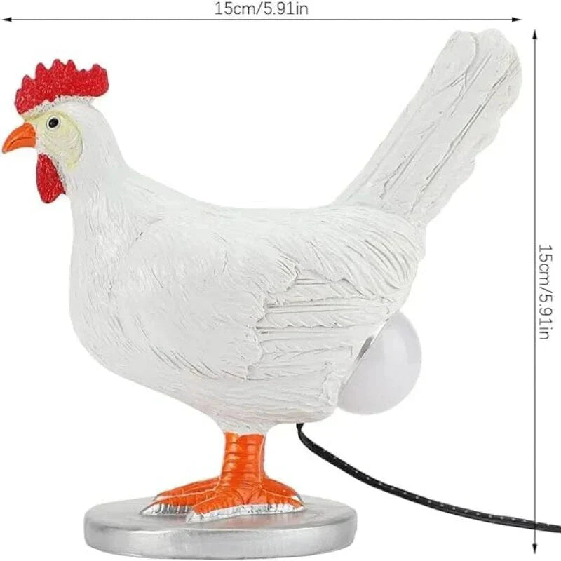 Lampe de Table Poule Amusante - ChickLite