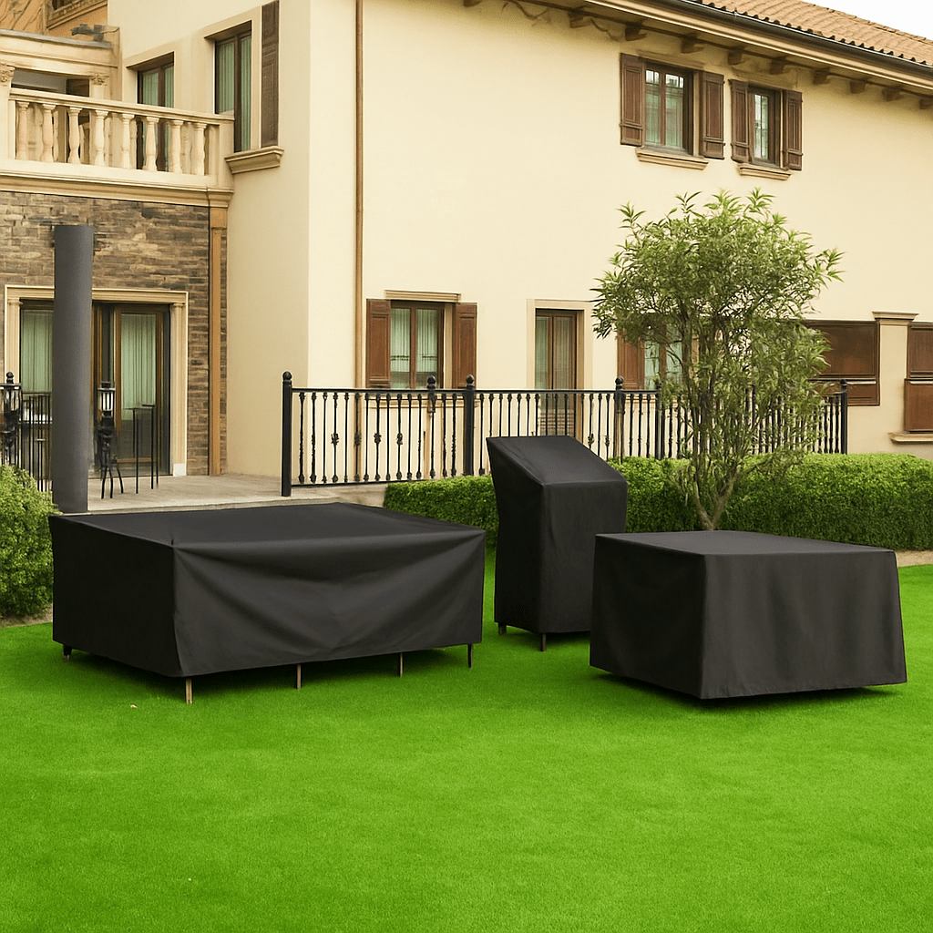 Housse de meubles de jardin imperméable pour table et chaises