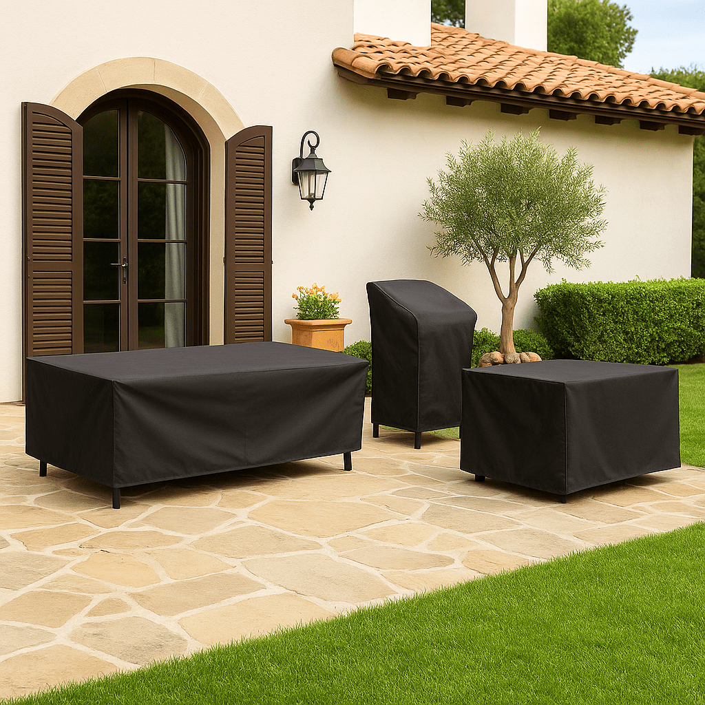 Housse de meubles de jardin imperméable pour table et chaises