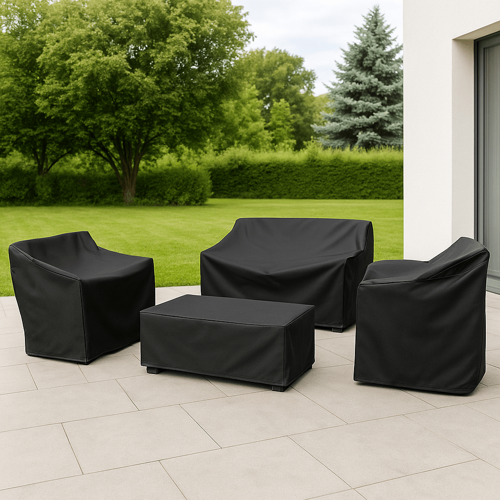 Housse de meubles de jardin imperméable pour table et chaises