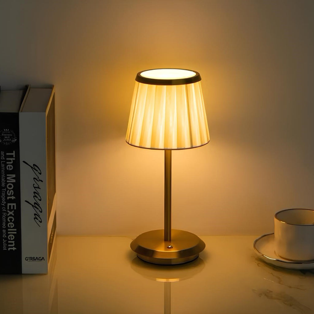 Lumessa – Lampe de Table Rechargeable Dimmable avec 3 Réglages de Lumière pour Intérieur & Extérieur