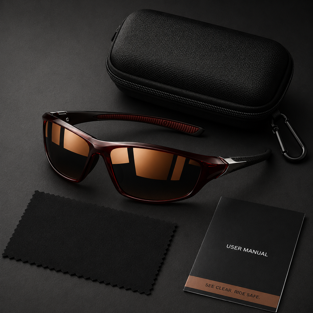 GLAREBLOCK – Lunettes de sport polarisées avec protection UV400