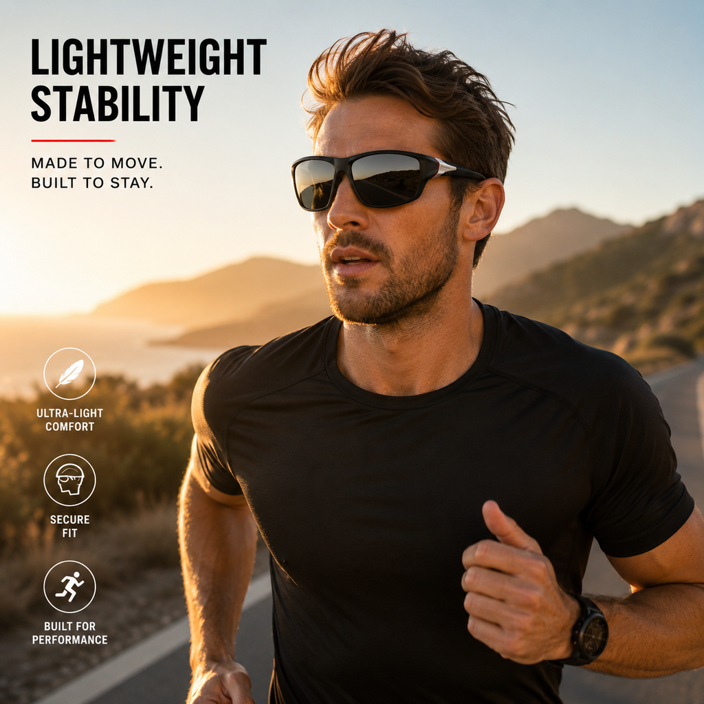 GLAREBLOCK – Lunettes de sport polarisées avec protection UV400