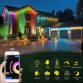 Éclairage extérieur LED intelligent | Bande lumineuse extérieure durable | Contrôle WLAN & Bluetooth | Étanche IP65