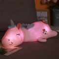 Lunacorn Licorne Lumineuse | Ami en Peluche Douillet | LED Arc-en-Ciel | Cadeau Parfait pour Enfants