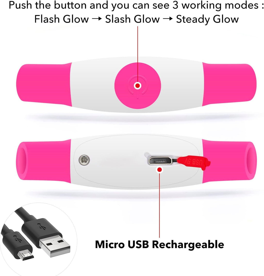 Collier LED GlowSafe pour Chien – Lumière de Sécurité Rechargeable USB