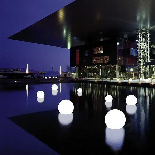 Éclairage de Jardin Sphérique Enchanteur GlowSphere