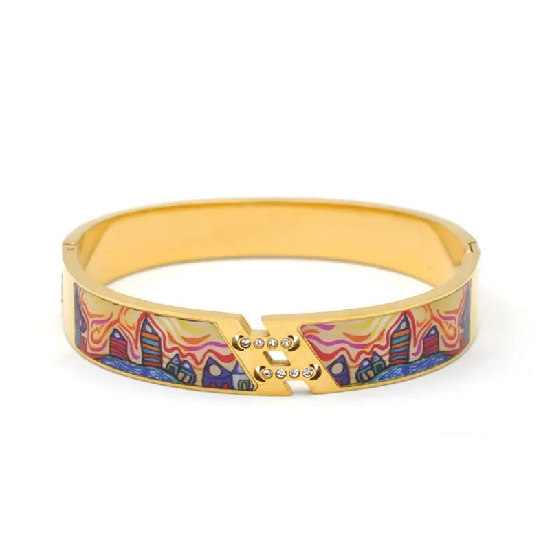 Bracelet Géode en Or | Bijoux Élégants pour Femmes