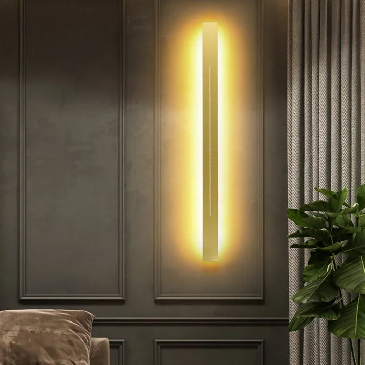 Skanto | Applique LED | Moderne Verticale Noire Intérieure