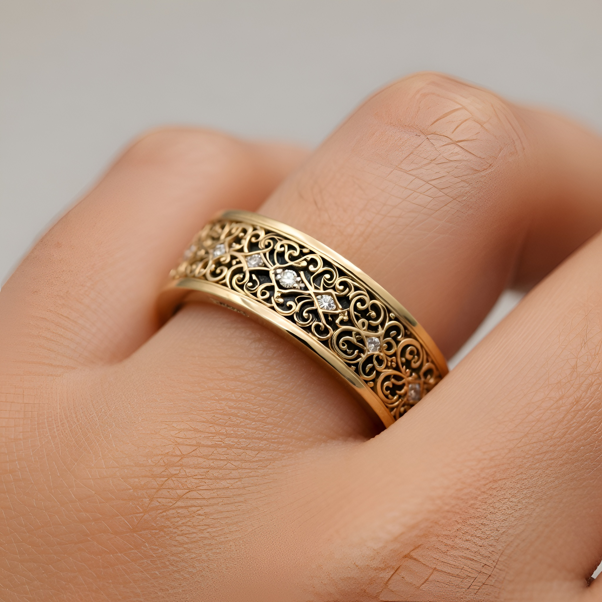 Greta - Bague fantaisie classique en zircon