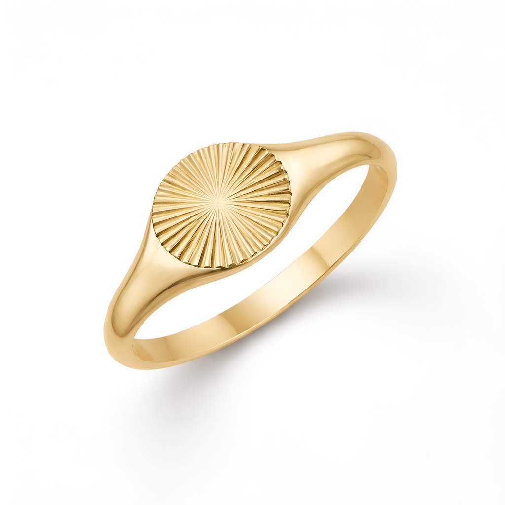 Quinn - Bague minimaliste Wave pour femme