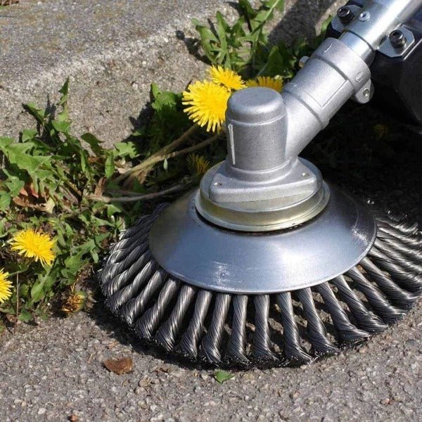 TurboTrimmer™️ Brosse à mauvaises herbes & Taille-haies en acier au carbone